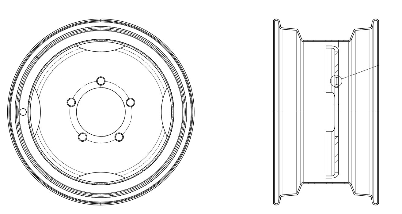 RODA  AGR. 8LB X 15